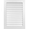 Ekena Millwork Vertical Surface Mount PVC Gable Vent: Functional, w/ 3-1/2"W x 1"P Standard Frame, 28"W x 38"H GVPVE28X3801SF - alternate 1